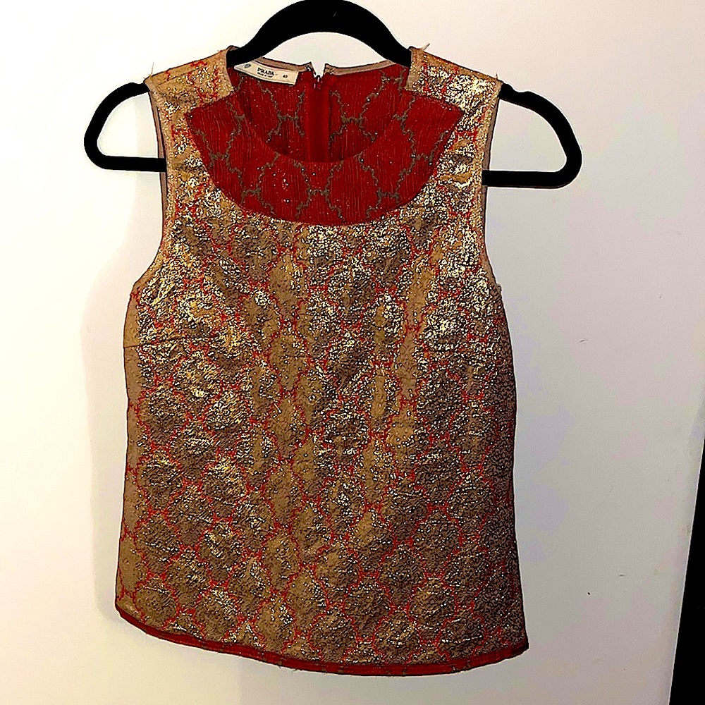Authentic Prada Top M As is!